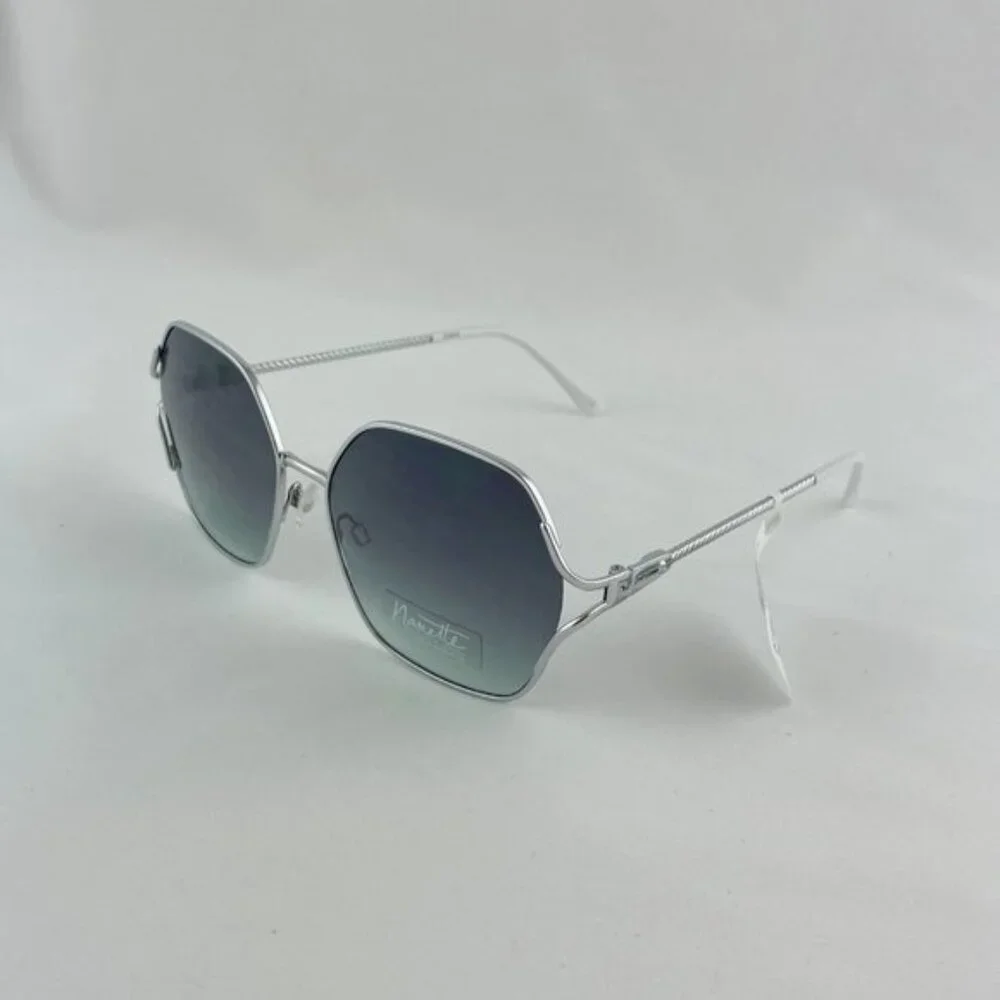 Nanette Sunglasses Silver White - Picture 2 of 5